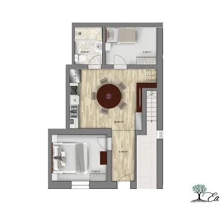 Casa Laranjeira 1 Quarto 2 Pessoas
